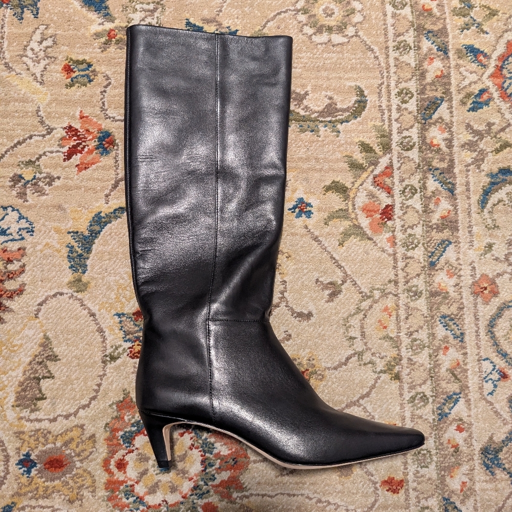 Reformation Remy Knee High Kitten Heel Boot - Picture 3 of 14